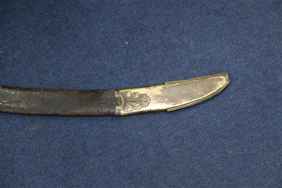 A George III Grenadier Company officers sword of the 53rd Regiment of Foot (Kings Shropshire Light Infantry),